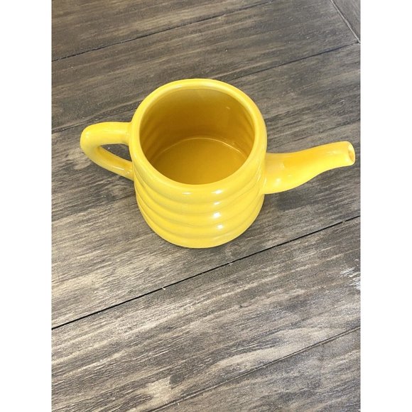 New Rae Dunn Honey Pot Yellow HTF Artisan Collection from Magenta Rare Find! - Picture 5 of 7